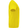 Yellow - Side - Roly Mens Bahrain Short-Sleeved Sports T-Shirt