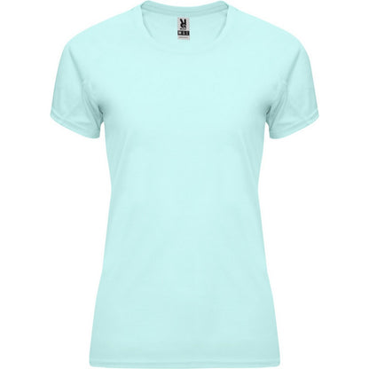 Mint - Front - Roly Womens-Ladies Bahrain Short-Sleeved Sports T-Shirt