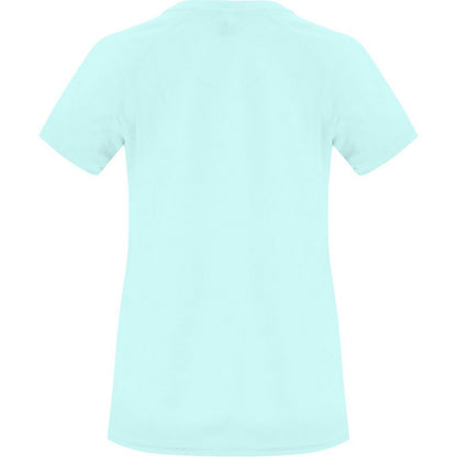 Mint - Back - Roly Womens-Ladies Bahrain Short-Sleeved Sports T-Shirt