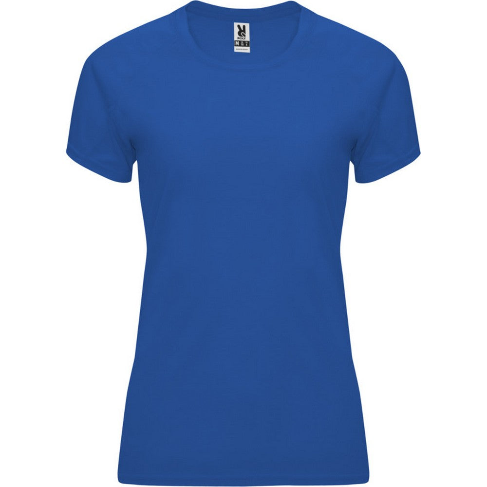 Royal Blue - Front - Roly Womens-Ladies Bahrain Short-Sleeved Sports T-Shirt