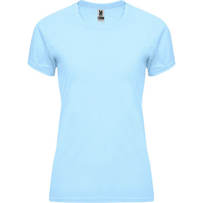 Sky Blue - Front - Roly Womens-Ladies Bahrain Short-Sleeved Sports T-Shirt