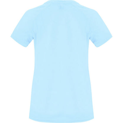 Sky Blue - Back - Roly Womens-Ladies Bahrain Short-Sleeved Sports T-Shirt