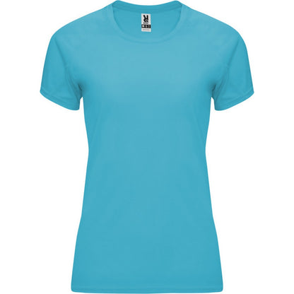 Turquoise - Front - Roly Womens-Ladies Bahrain Short-Sleeved Sports T-Shirt