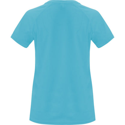 Turquoise - Back - Roly Womens-Ladies Bahrain Short-Sleeved Sports T-Shirt