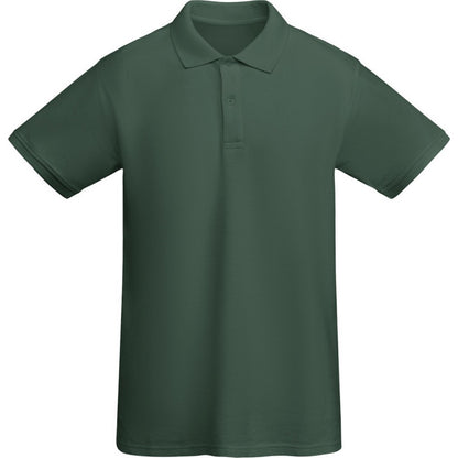 Bottle Green - Front - Roly Mens Prince Short-Sleeved Polo Shirt