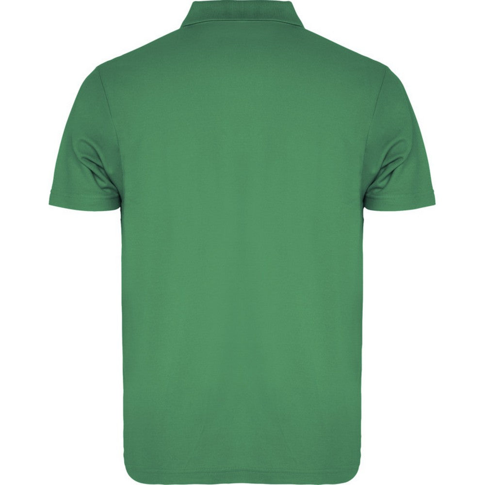 Kelly Green - Back - Roly Unisex Adult Austral Short-Sleeved Polo Shirt