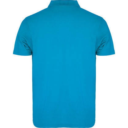 Turquoise - Back - Roly Unisex Adult Austral Short-Sleeved Polo Shirt