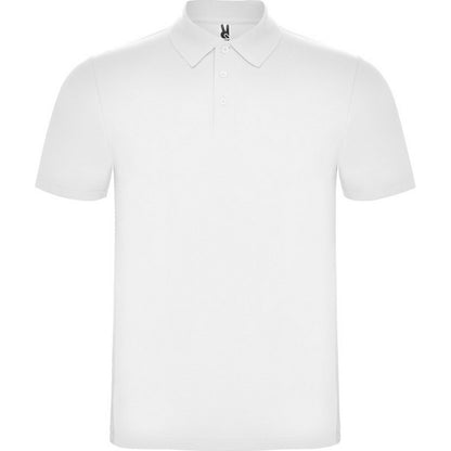 White - Front - Roly Unisex Adult Austral Short-Sleeved Polo Shirt