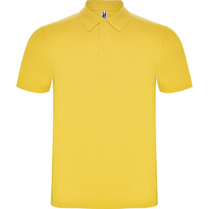 Yellow - Front - Roly Unisex Adult Austral Short-Sleeved Polo Shirt