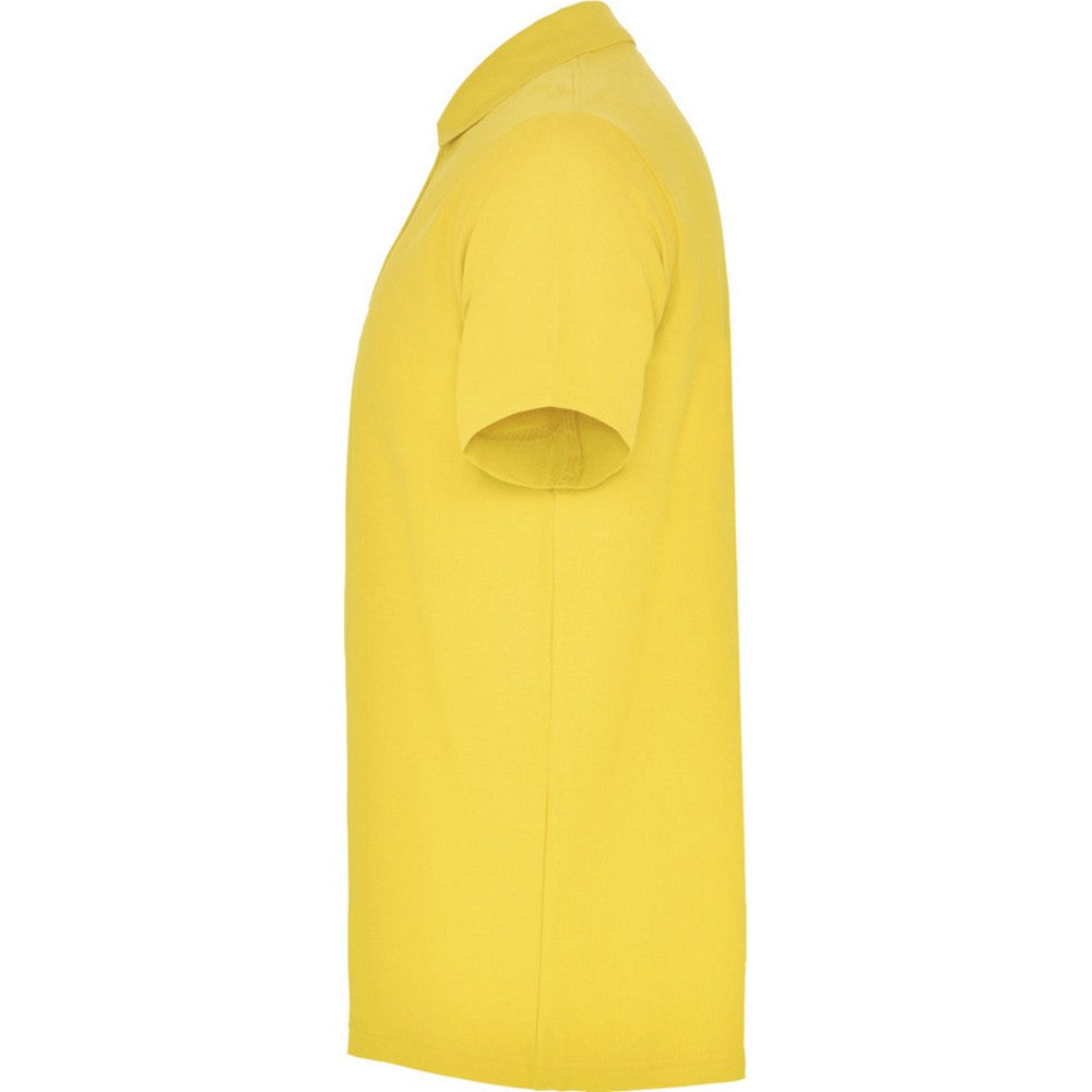 Yellow - Lifestyle - Roly Unisex Adult Austral Short-Sleeved Polo Shirt