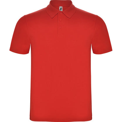 Red - Front - Roly Unisex Adult Austral Short-Sleeved Polo Shirt