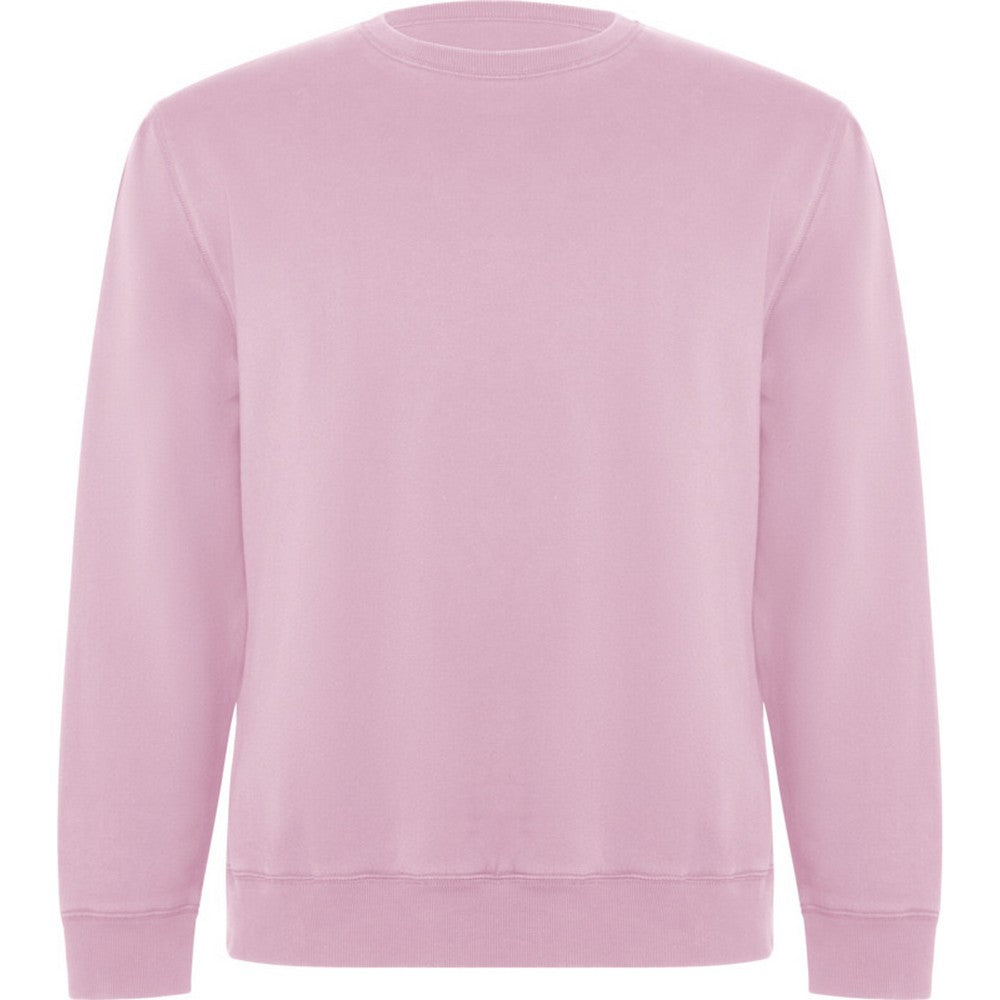 Light Pink - Front - Roly Unisex Adult Batian Crew Neck Sweatshirt