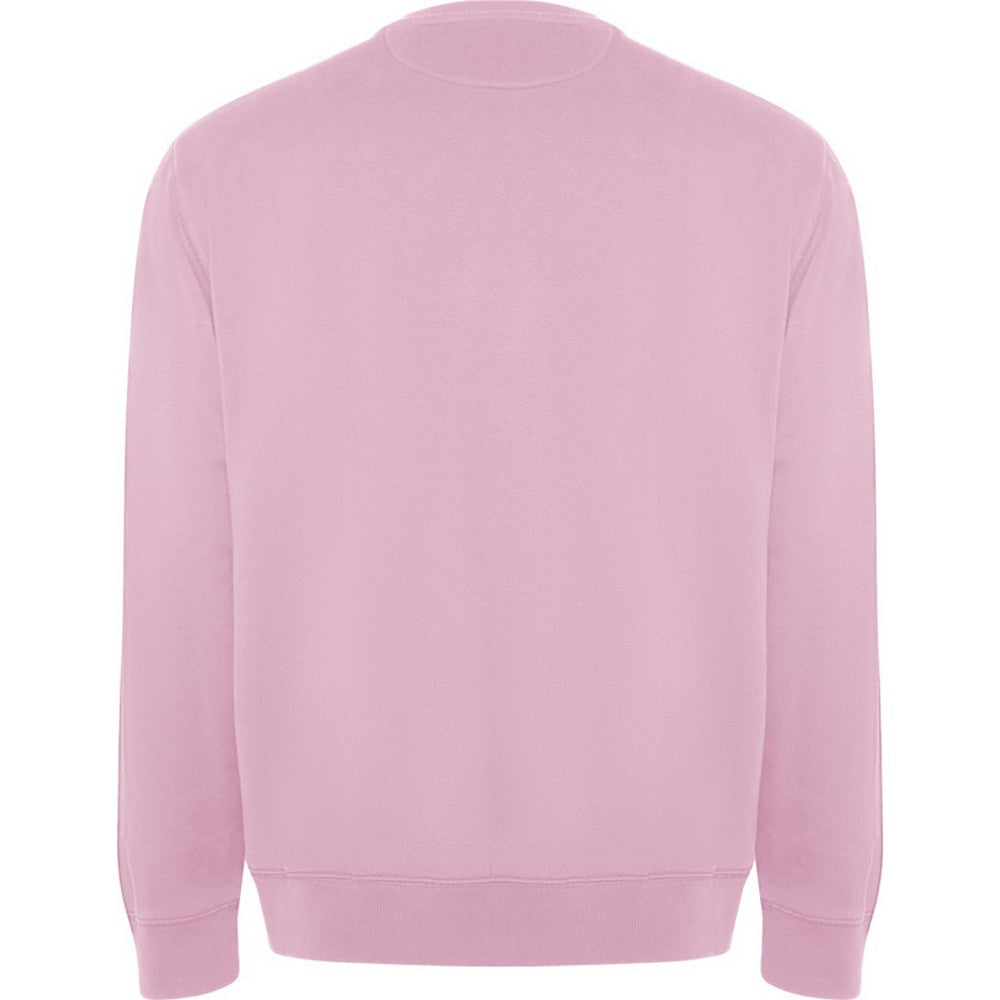 Light Pink - Back - Roly Unisex Adult Batian Crew Neck Sweatshirt