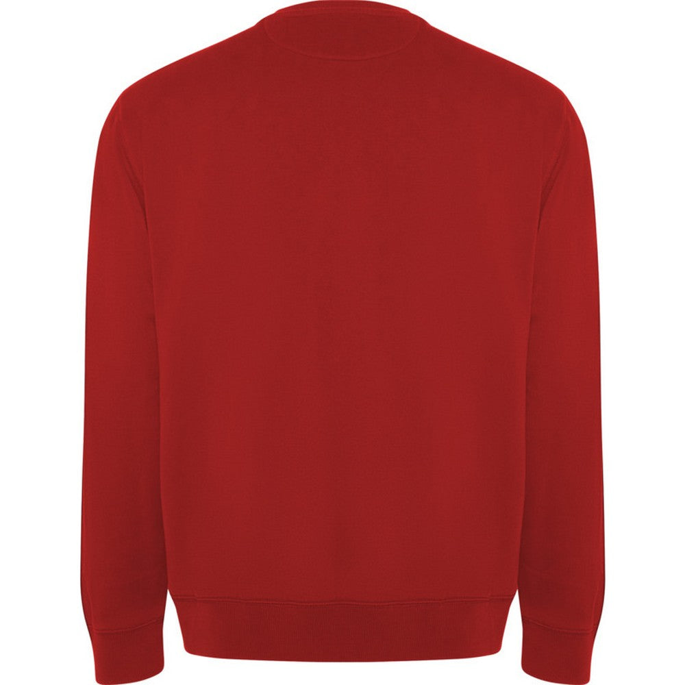 Red - Back - Roly Unisex Adult Batian Crew Neck Sweatshirt