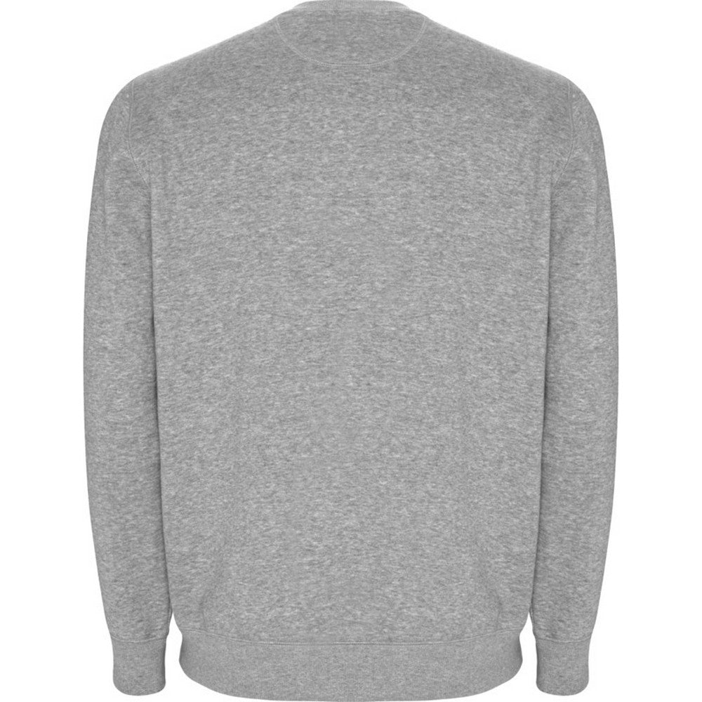 Grey Marl - Back - Roly Unisex Adult Batian Crew Neck Sweatshirt