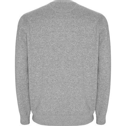 Grey Marl - Back - Roly Unisex Adult Batian Crew Neck Sweatshirt