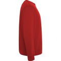 Red - Side - Roly Unisex Adult Batian Crew Neck Sweatshirt