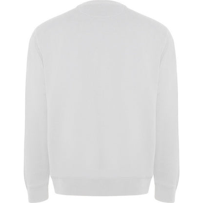 White - Back - Roly Unisex Adult Batian Crew Neck Sweatshirt