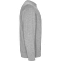 Grey Marl - Side - Roly Unisex Adult Batian Crew Neck Sweatshirt