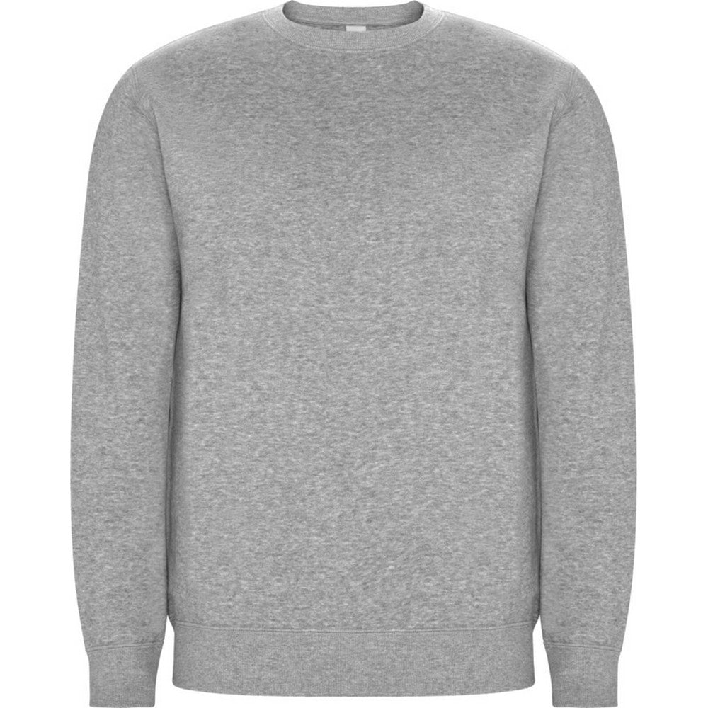 Grey Marl - Front - Roly Unisex Adult Batian Crew Neck Sweatshirt