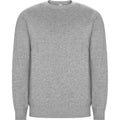 Grey Marl - Front - Roly Unisex Adult Batian Crew Neck Sweatshirt