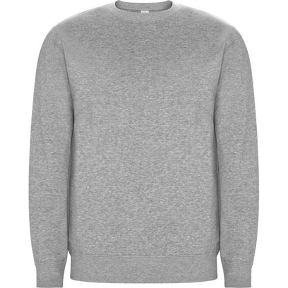 Grey Marl - Front - Roly Unisex Adult Batian Crew Neck Sweatshirt
