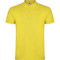 Yellow - Front - Roly Mens Star Short-Sleeved Polo Shirt