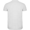 White - Back - Roly Mens Star Short-Sleeved Polo Shirt