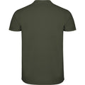 Venture Green - Back - Roly Mens Star Short-Sleeved Polo Shirt