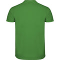 Tropical Green - Back - Roly Mens Star Short-Sleeved Polo Shirt