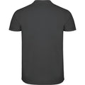 Dark Lead - Back - Roly Mens Star Short-Sleeved Polo Shirt