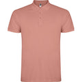 Clay Orange - Front - Roly Mens Star Short-Sleeved Polo Shirt