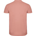 Clay Orange - Back - Roly Mens Star Short-Sleeved Polo Shirt