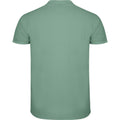 Dark Mint - Back - Roly Mens Star Short-Sleeved Polo Shirt
