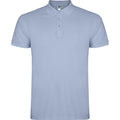 Zen Blue - Front - Roly Mens Star Short-Sleeved Polo Shirt