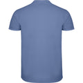 Riviera Blue - Back - Roly Mens Star Short-Sleeved Polo Shirt