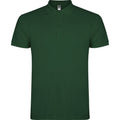 Bottle Green - Front - Roly Mens Star Short-Sleeved Polo Shirt