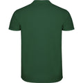 Bottle Green - Back - Roly Mens Star Short-Sleeved Polo Shirt