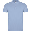 Sky Blue - Front - Roly Mens Star Short-Sleeved Polo Shirt