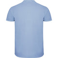 Sky Blue - Back - Roly Mens Star Short-Sleeved Polo Shirt