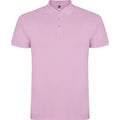 Light Pink - Front - Roly Mens Star Short-Sleeved Polo Shirt