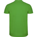 Grass Green - Back - Roly Mens Star Short-Sleeved Polo Shirt