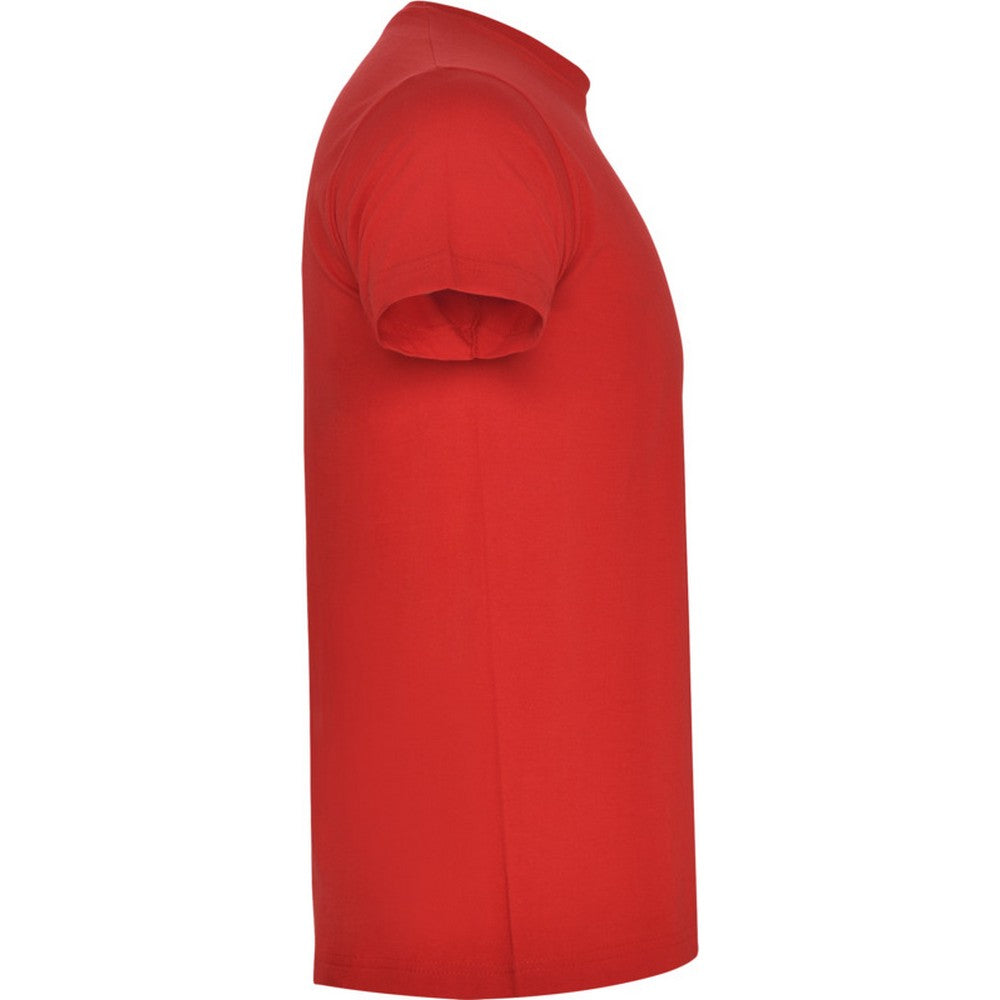 Red - Side - Roly Unisex Adult Atomic T-Shirt