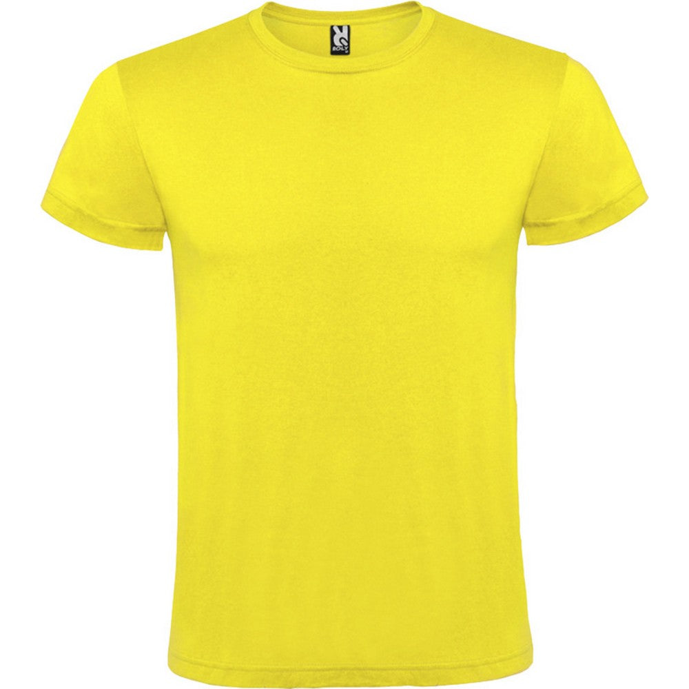 Yellow - Front - Roly Unisex Adult Atomic T-Shirt