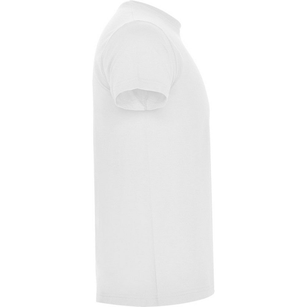 White - Back - Roly Unisex Adult Atomic T-Shirt