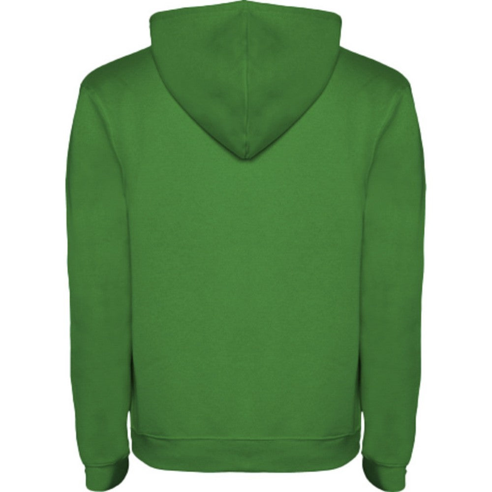Kelly Green-White - Back - Roly Mens Urban Hoodie