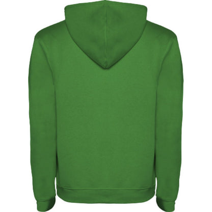 Kelly Green-White - Back - Roly Mens Urban Hoodie