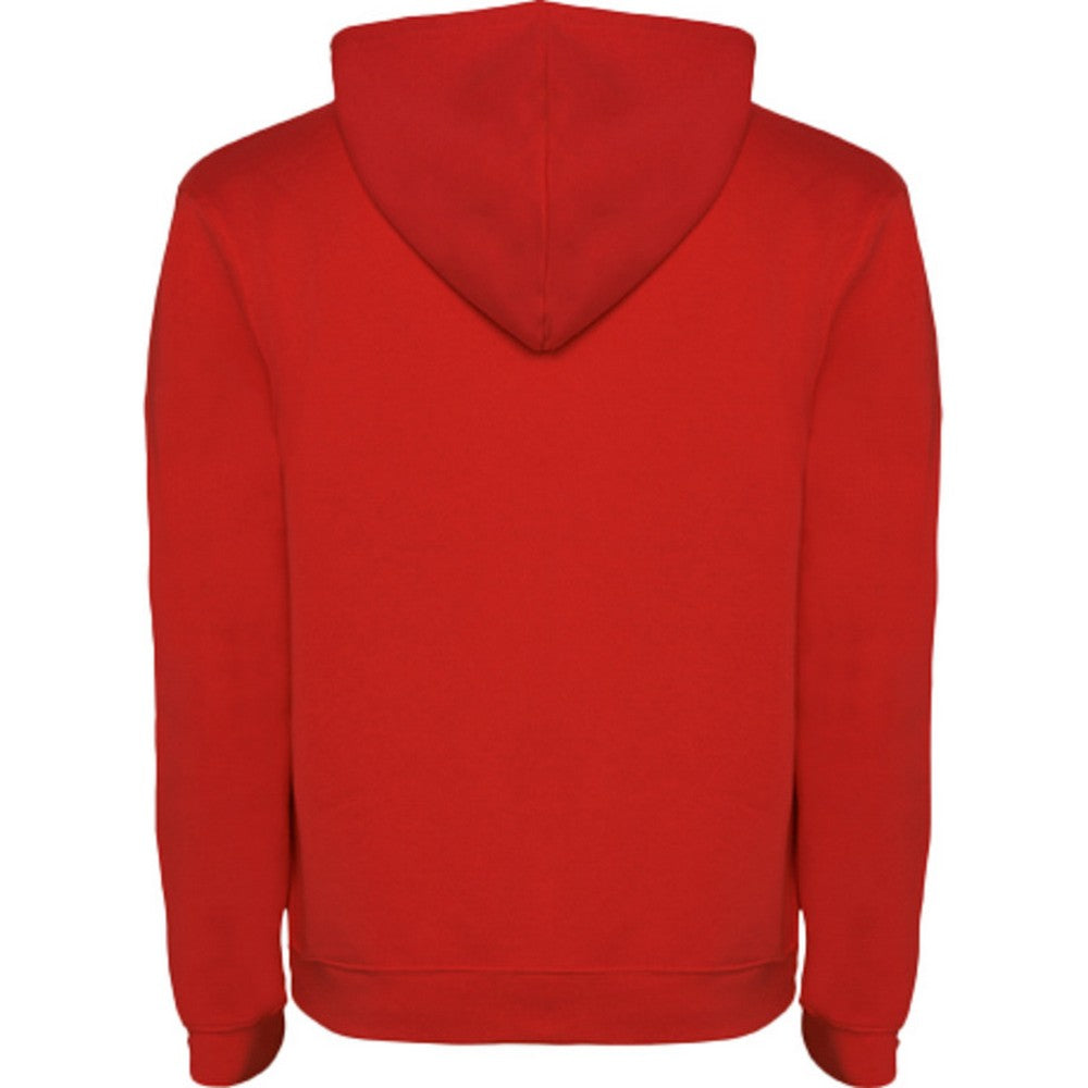 Red-Solid Black - Back - Roly Mens Urban Hoodie