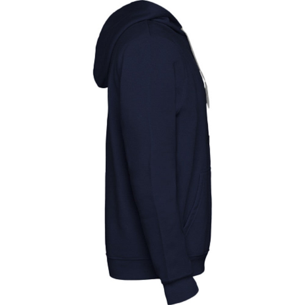 Navy Blue-Grey Marl - Side - Roly Mens Urban Hoodie
