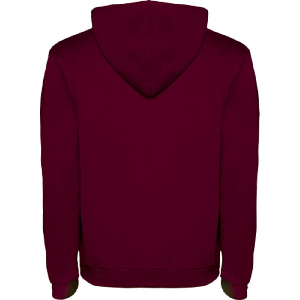 Maroon-Grey Marl - Back - Roly Mens Urban Hoodie
